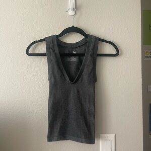 Free People Plunge Neck Tank Top